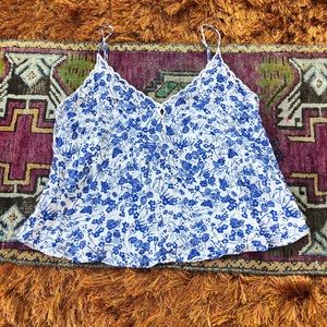 free people floral tank